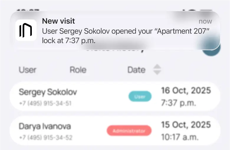 Keep track of events